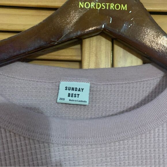 Sunday Best Thermal Crop Long sleeve XXS - Picture 2 of 6